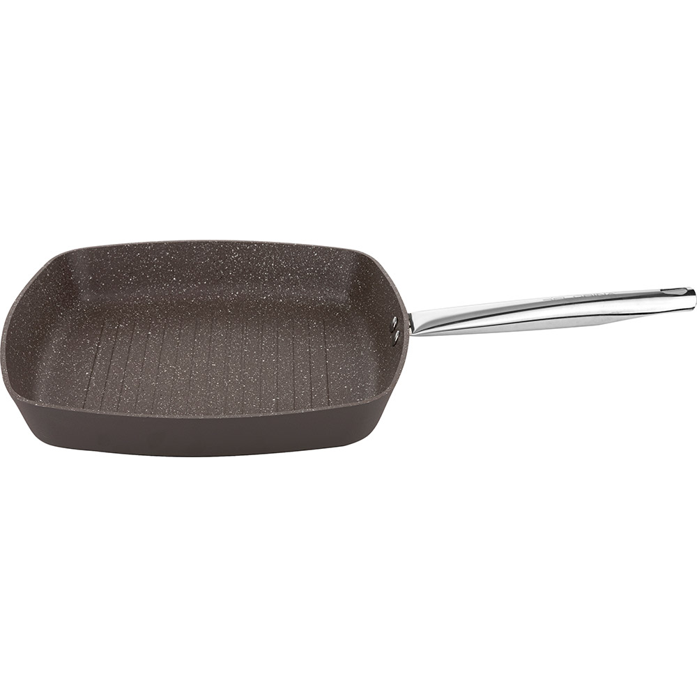

Сковорода Florina Aqura Grill 28 х 28 см Brown (1R0019), Сковорідка AQURA GRILL 28x28CM