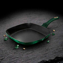 Сковорода-гриль BERLINGER HAUS Emerald Green 28 х 28 х 4,1 см (BH 6051)
