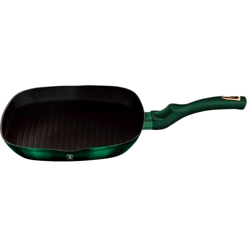 Сковорода-гриль BERLINGER HAUS Emerald Green 28 х 28 х 4,1 см (BH 6051)