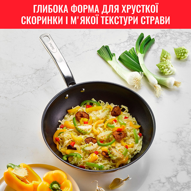 Фото Сковорода WOK TEFAL Intuition 28 см (B8171944)