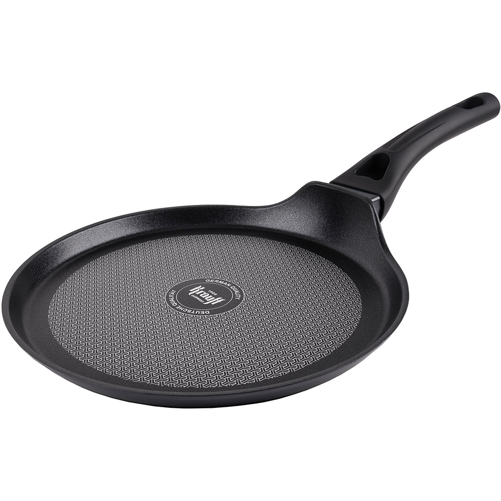 Сковорода для млинців KRAUFF Hamburg 24 см Black (25-45-094) Кришка без кришки