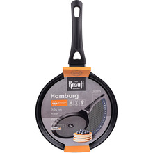 Сковорода для млинців KRAUFF Hamburg 24 см Black (25-45-094)