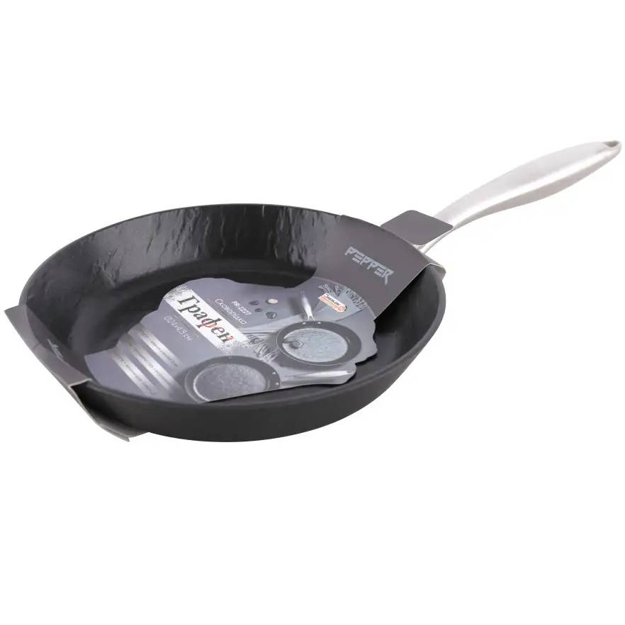 Сковорода PEPPER Graphene 24 см Black (PR-2227) Діаметр 24