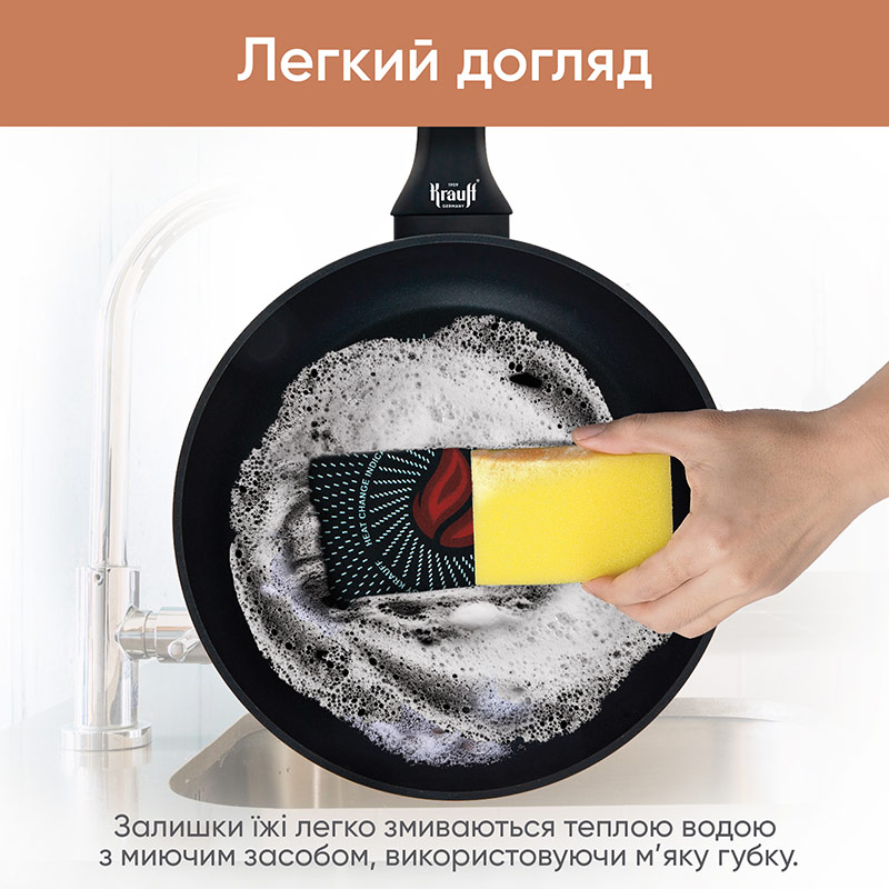 Зображення Сковорода KRAUFF Smart Fry 20 см Black (25-45-137)