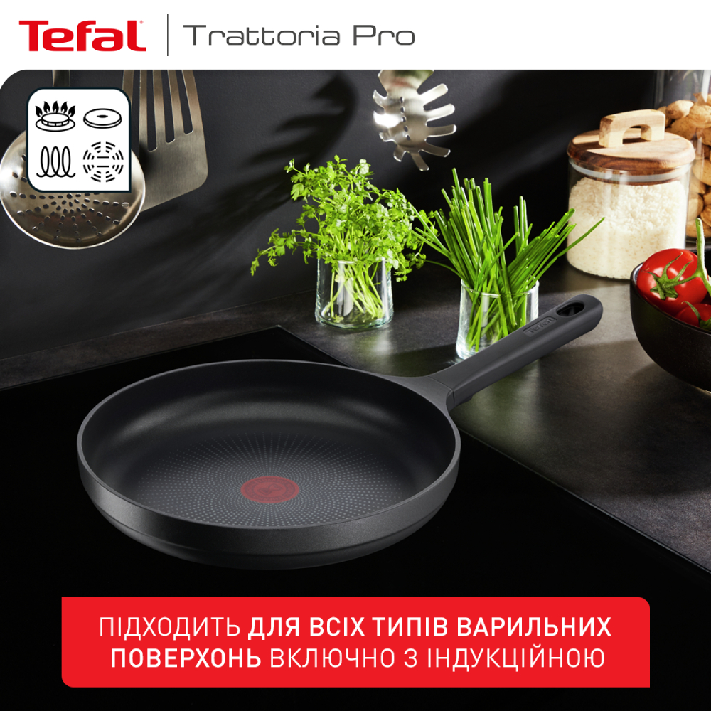 Заказать Сковорода TEFAL Tratorria Pro 28 см (G6120644)