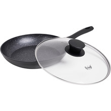 Сковорода с крышкой KRAUFF Smart Chef 26 см Black (25-45-176)