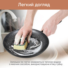 Сковорода с крышкой KRAUFF Smart Chef 26 см Black (25-45-176)