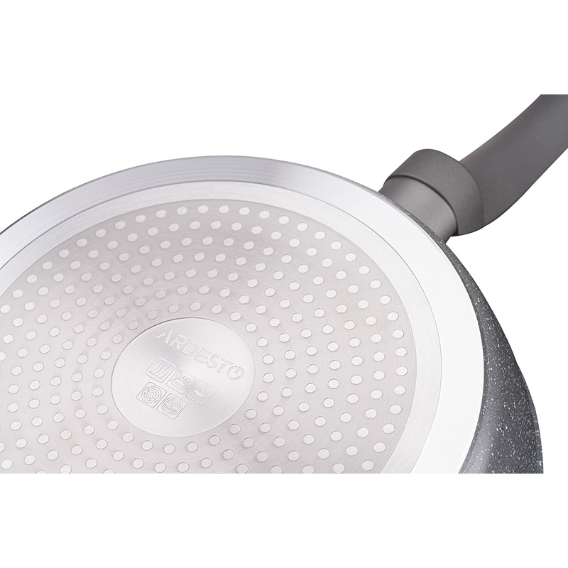Сотейник с крышкой ARDESTO Gemini Gourmet Apulia 28 см Grey (AR2428GGL) Особенности глубокая