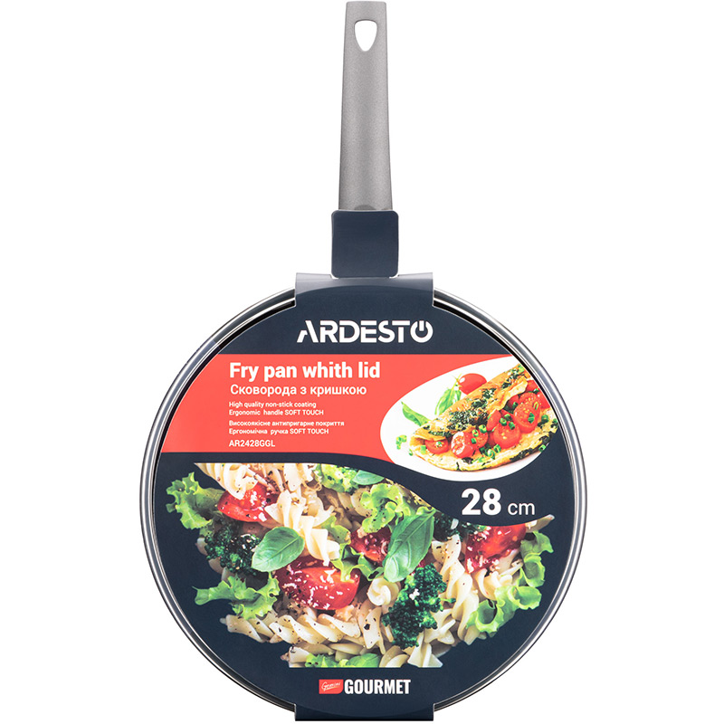 Заказать Сотейник с крышкой ARDESTO Gemini Gourmet Apulia 28 см Grey (AR2428GGL)