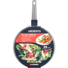 Сотейник с крышкой ARDESTO Gemini Gourmet Apulia 28 см Grey (AR2428GGL)