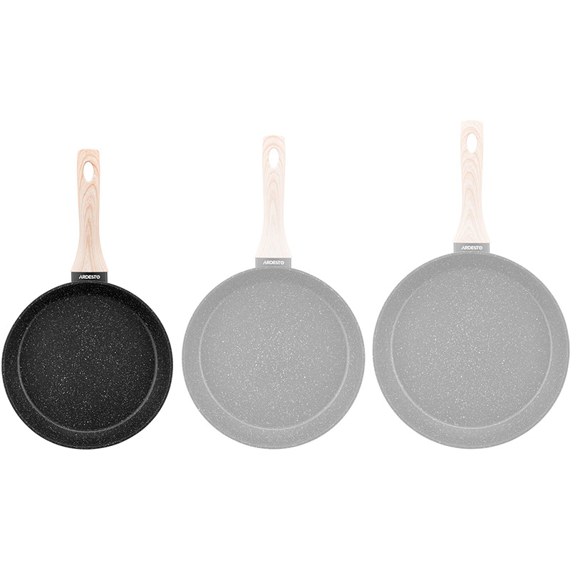 Сковорода ARDESTO Midori 24 см Black (AR1924MI) Дополнительно высота стенок - 5,2 см