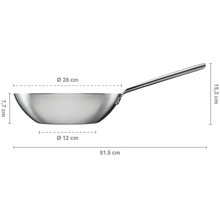 Сковорода Вок FISKARS Norden 28cm Silver (1067630)