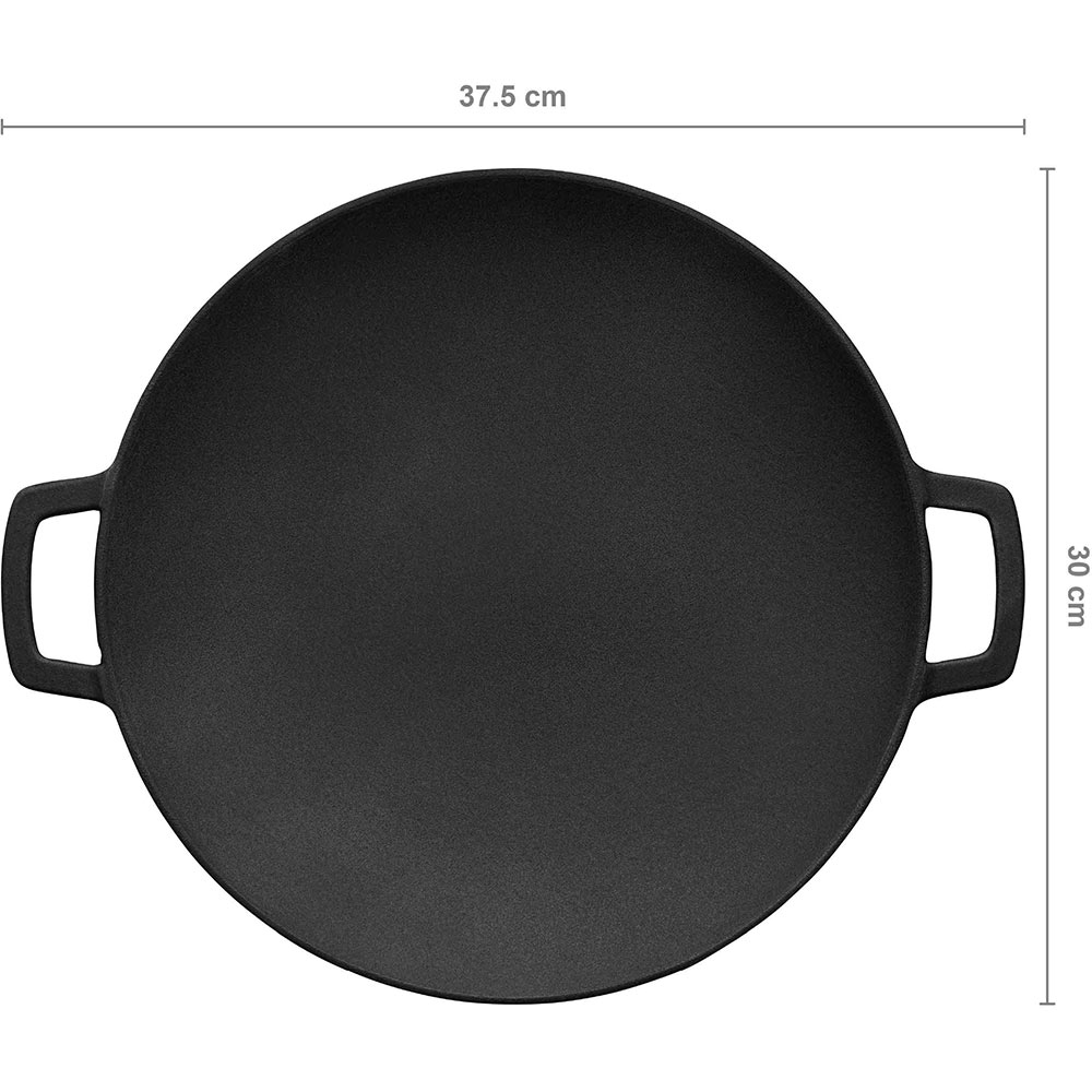 Сковорода-садж FISKARS Norden 30 см Black (1066432) Материал чугун