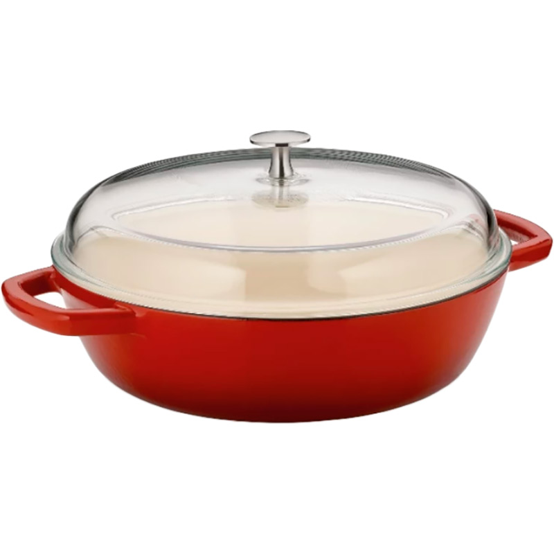 Сотейник із кришкою KELA Calido 28 см Red (11964)