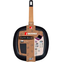 Сковорода-гриль BERGNER Earth 28х28 см Black (BG-34625-BK)