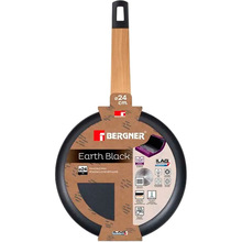 Сковорода для блинов BERGNER Earth 24 см Black (BG-34626-BK)