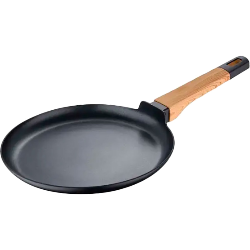 Сковорода для млинців BERGNER Earth 24 см Black (BG-34626-BK) Сковорода для млинців BERGNER Earth 24 см Black (BG-34626-BK)