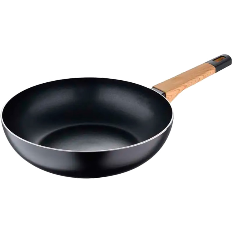 Сковорода Вок BERGNER Earth 28 см Black (BG-34627-BK) Сковорода Вок BERGNER Earth 28 см Black (BG-34627-BK)