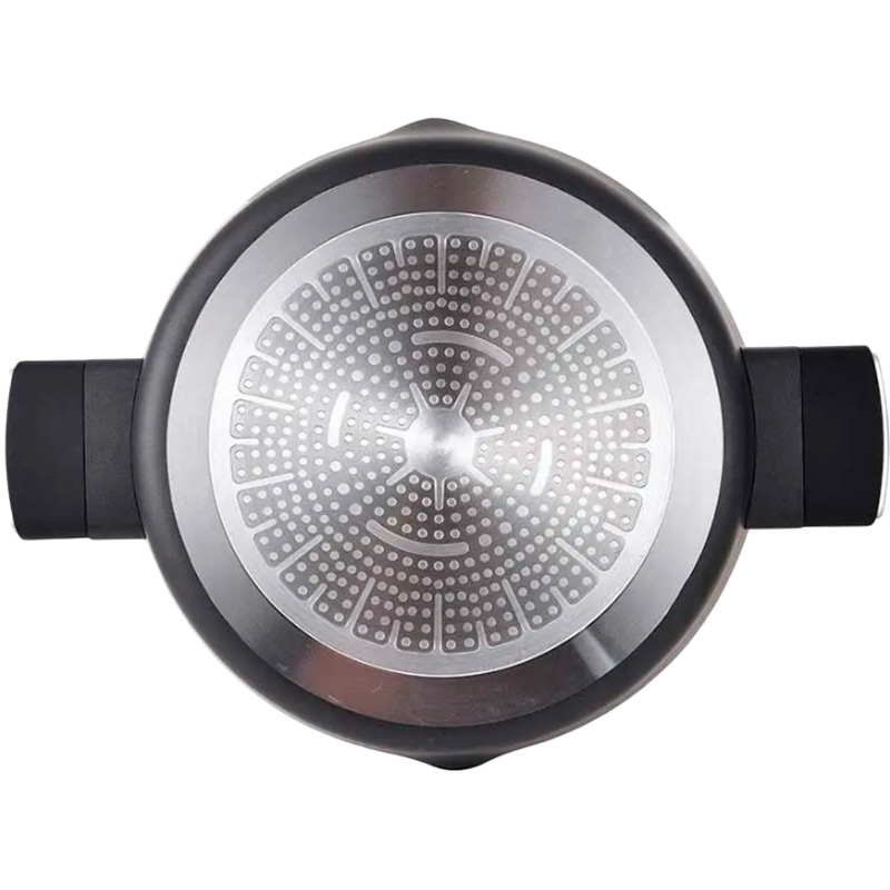 Зовнішній вигляд Сотейник із кришкою BERGNER Ion Plus 28 см Black (BG-35913-BK)