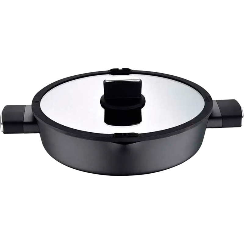 Сотейник із кришкою BERGNER Ion Plus 28 см Black (BG-35913-BK)