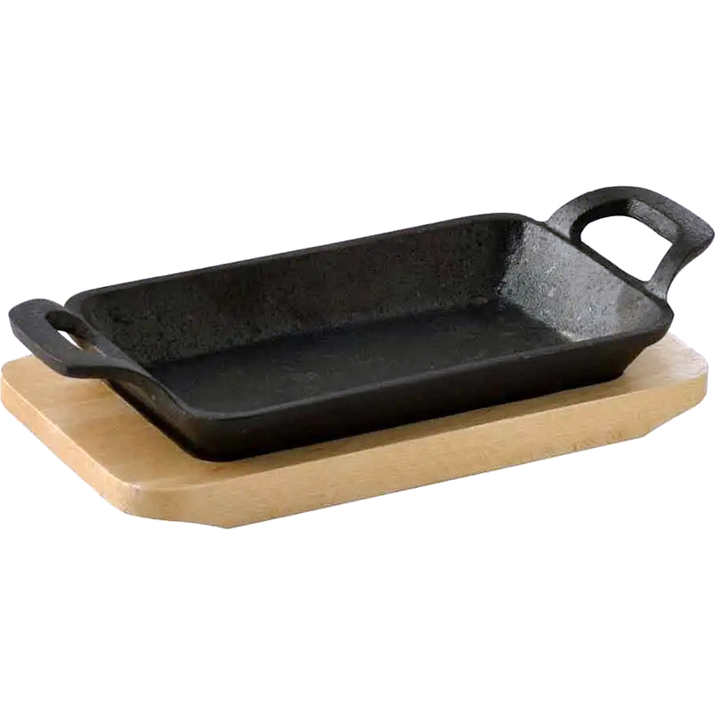 Сковорода порційна MASTERPRO Foodies Cook & Share 17х10 см із підставкою Black (BGMP-3807-4) Сковорода порційна MASTERPRO Foodies Cook & Share 17х10 см із підставкою Black (BGMP-3807-4)