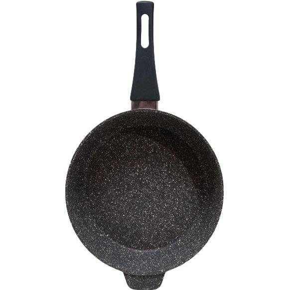 Сотейник із кришкою TALKO Веста 28 см Dark Grey (AD50283) Діаметр 28