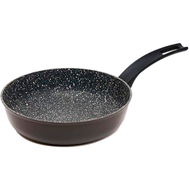 Сковорода з кришкою TALKO Веста-Light 26 см Grey (АS40263) Висота борту 6.9
