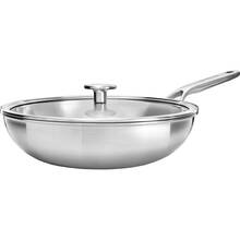 Сковорода Вок із кришкою KITCHENAID Multiply Stainless Steel 28 см (CC003254-001)