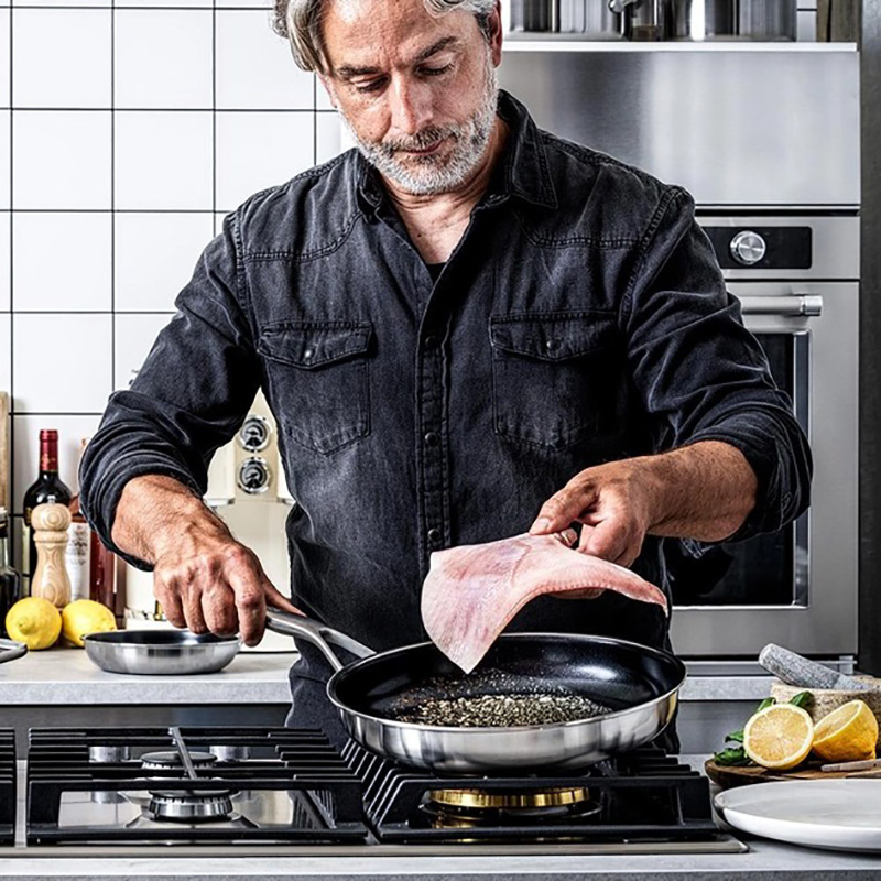 Сковорода KITCHENAID Multiply Stainless Steel 28 см (CC004950-001) Матеріал нержавіюча сталь