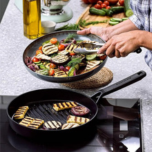 Сковорода-гриль KITCHENAID Classic Forged Aluminium 28 см Black (CC005681-001)