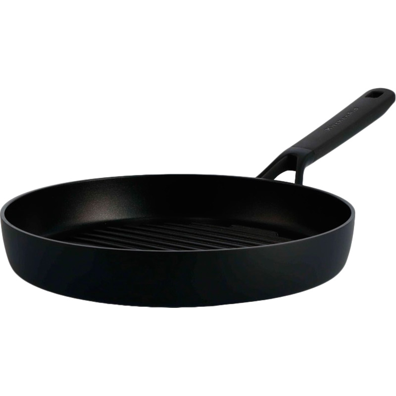 Сковорода-гриль KITCHENAID Classic Forged Aluminium 28 см Black (CC005681-001) Тип гриль