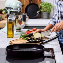 Сковорода-гриль KITCHENAID Classic Forged Aluminium 28 см Black (CC005681-001)