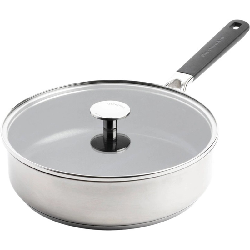 Сотейник із кришкою KITCHENAID Classic Stainless Steel 26 см (CC004001-001) Сотейник із кришкою KITCHENAID Classic Stainless Steel 26 см (CC004001-001)