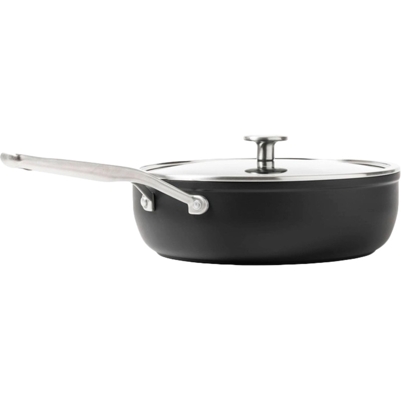 Внешний вид Сотейник с крышкой KITCHENAID Forged Hardened Aluminium 28 см Black (CC005697-001)