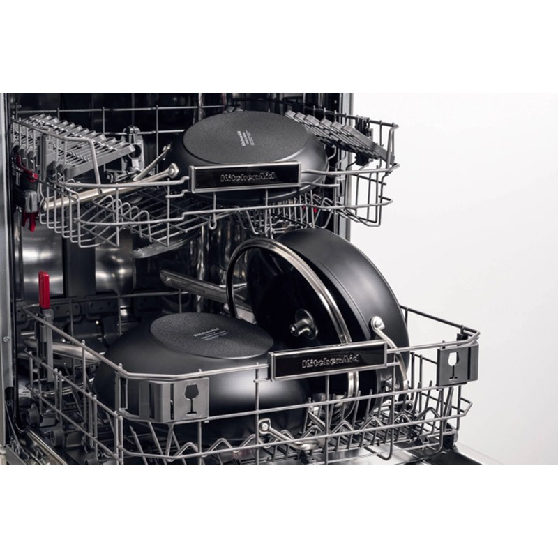 Изображение Сотейник с крышкой KITCHENAID Forged Hardened Aluminium 28 см Black (CC005697-001)