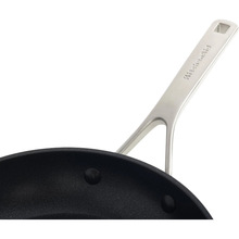 Сотейник с крышкой KITCHENAID Forged Hardened Aluminium 28 см Black (CC005697-001)