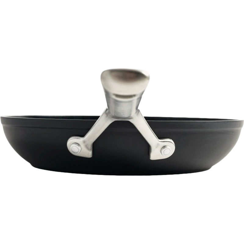 Сотейник с крышкой KITCHENAID Forged Hardened Aluminium 28 см Black (CC005697-001) Крышка с крышкой
