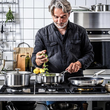 Сотейник з кришкою KITCHENAID Multiply Stainless Steel 24 см (CC003251-001)