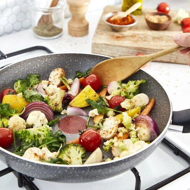 Фото Сковорода Вок TEFAL Cook Natural 28 см Grey (B5791902)