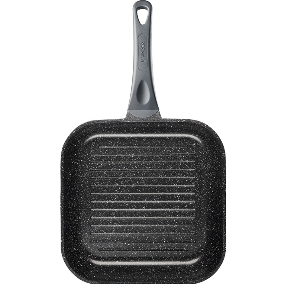 Сковорода-гриль VINZER Nitro Induction Line 28x28 см Black (50454)