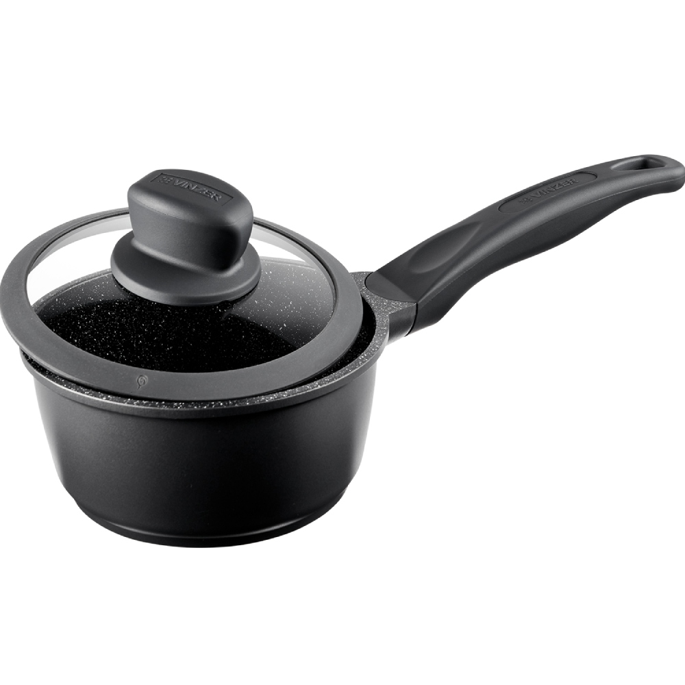 Ковш VINZER Nitro Induction Line 1.2 л Black (50456) Тип ковш