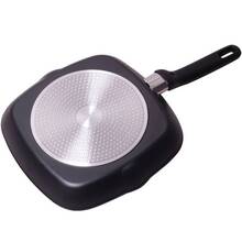 Сковорода-гриль KAMILLE ILAG 28х28 см Black (KM-4418)