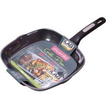 Сковорода-гриль KAMILLE ILAG 28х28 см Black (KM-4418)