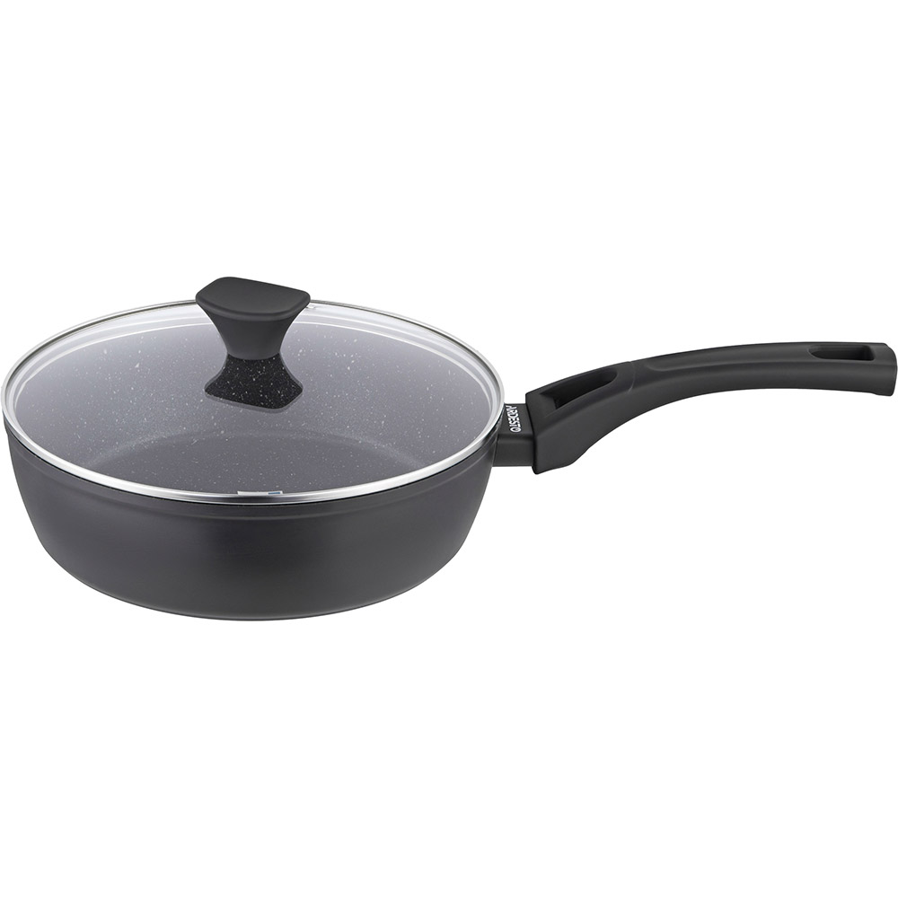 Сотейник с крышкой ARDESTO Gemini Livorno 26 см Black (AR1226A) Высота борта 7.2