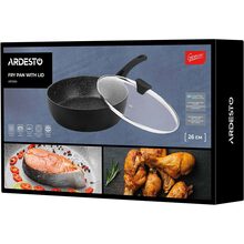 Сотейник с крышкой ARDESTO Gemini Livorno 26 см Black (AR1226A)