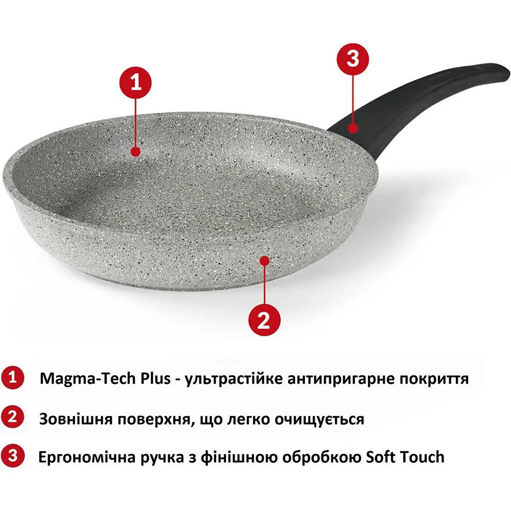 Замовити Сковорода Flonal Dura Induction 24 см (DUIPD2430)