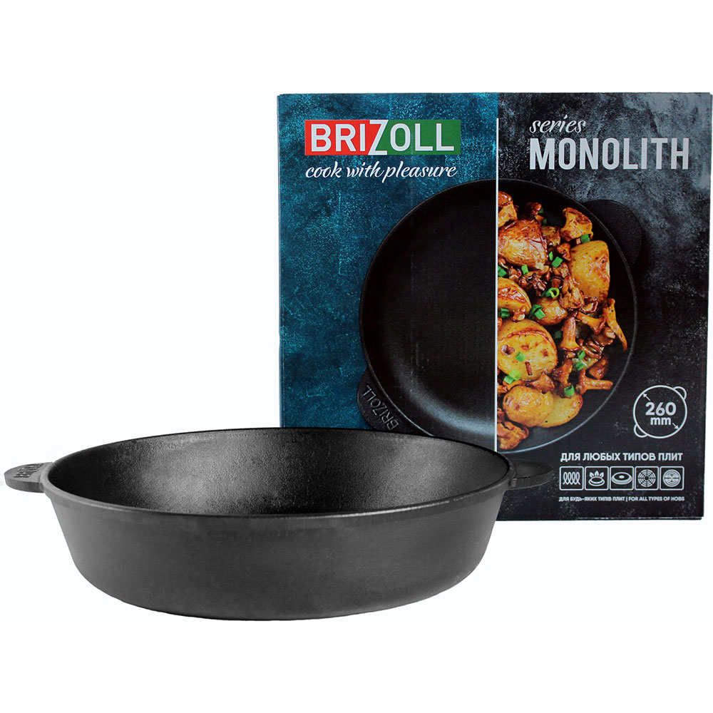 Сотейник BRIZOLL Monolith 26 см Black (M2660U) Тип сотейник