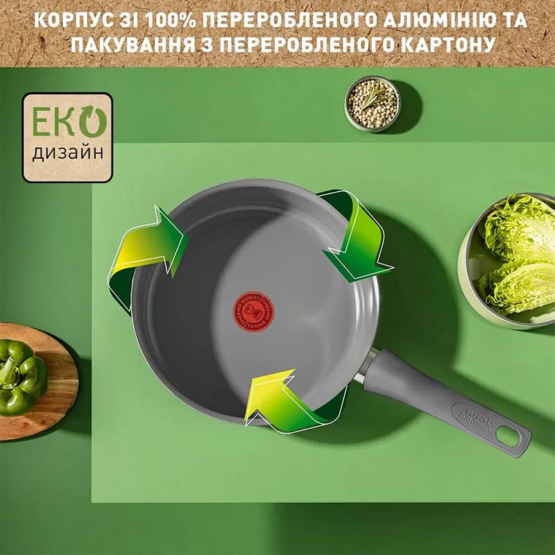 В Украине Сковорода для блинов TEFAL Renewal 25 см Grey (C4283873)