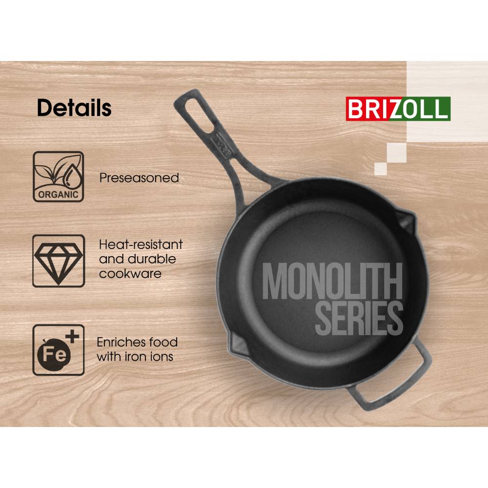 Изображение Сковорода BRIZOLL Monolith 26х6 см (M2660P)