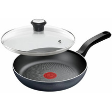 Сковорода с крышкой TEFAL So' Light 24 см Black (H0560442_SET)